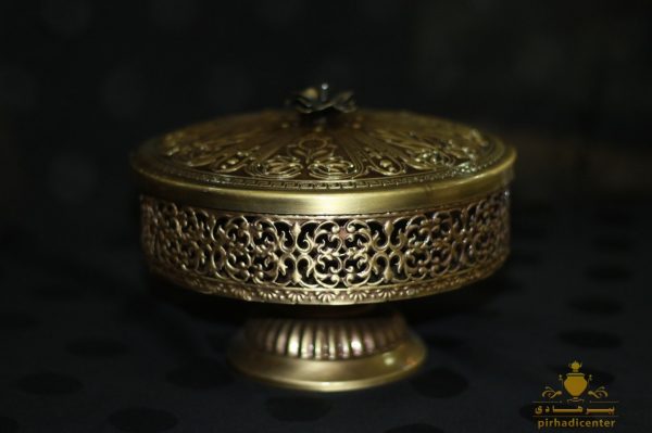 شکلات خوری گرد 22 آنتیک خاتم